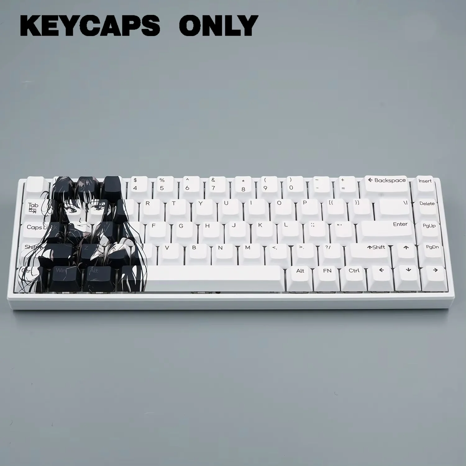 NPKC Kiraz Profil Keycaps Anime Klavye Tuş PBT MX Anahtarı Için anahtar kapaklar 60% 65% Mekanik Klavye Kapakları Wooting 60 MAD 68HE Anahtar kapağı