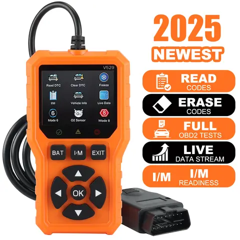 자동차 OBD2 스캐너 진단 도구는 모든 차량에 적합한 포괄적인 자동차 코드 리더기 및 엔진 결함 스캐너입니다.