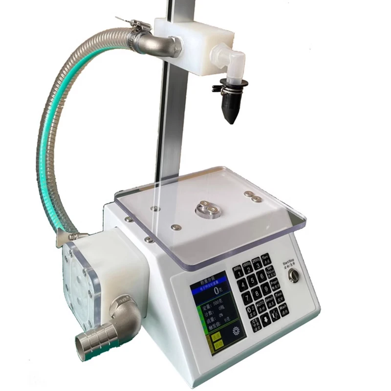 آلة تعبئة العسل التجارية معجون وزنها نوع السائل اللزج التلقائي حشو وسائط التعبئة المزدوجة رافعة رفع قابلة للتعديل