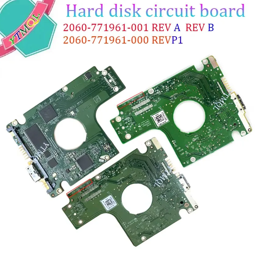 1 szt. WD5000BMVW WD10JMVW / HDD PCB USB 3,0/2060-771961-001 REV A 2060-771961 REV B 2060 771961 001 / 771961-F01 101 G01 — zdjęcie 6