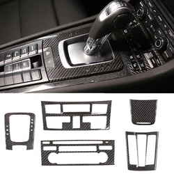 Dry Carbon Fiber Central Gear Shift Display Cover Trim Fit For Porsche 911 2012-2018 718 2016-2021