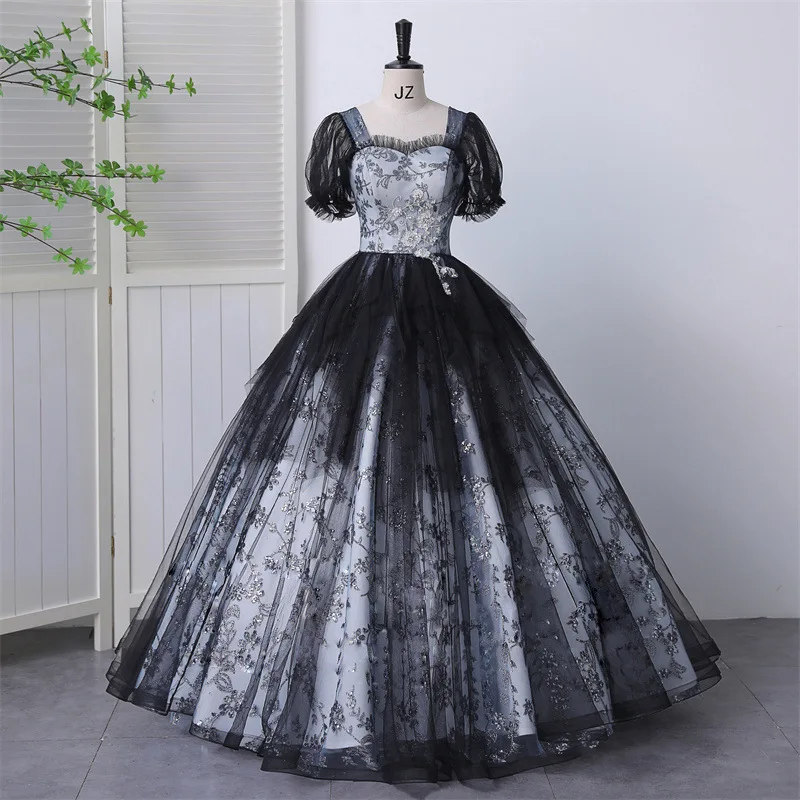 Neue Mode Ballkleid Frauen Quince anera Kleider Tüll Pailletten Abschluss ball Geburtstags feier Kleider formelle Vestido de Noche Roben de Soirée