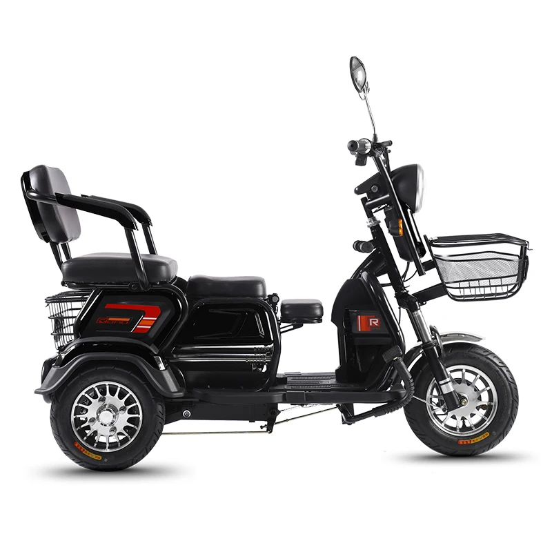 

Release Three Wheel Electric Tricycle New (hot Offer) E- Road 3 Wheel LED Display 60V Open Passenger 30-50km