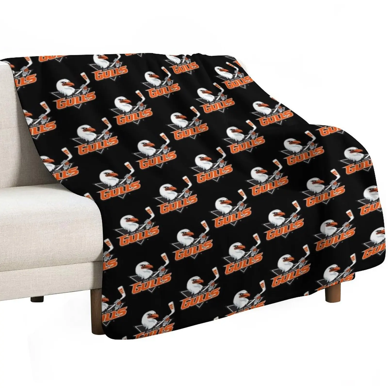 Gulls, San Diego Throw Blanket Nap Hairys Custom Kid'S Luxury Travel Blankets