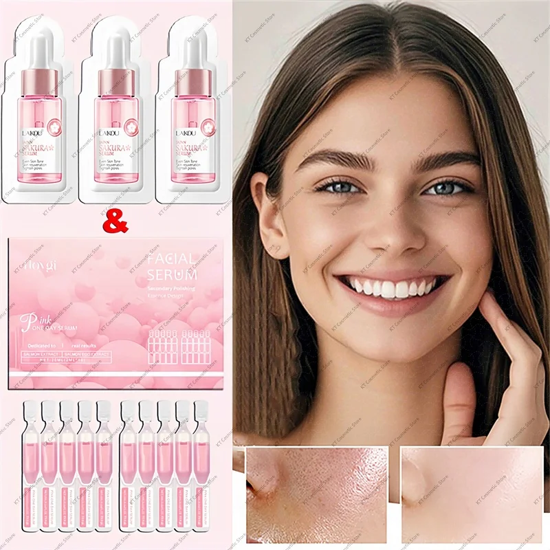 

Rose PDRN Pink Peptide One Day Serum Facial Moisturizing Balanced Water Oil Fine Pores Soft Firming Skin Care Korean Cosmetics