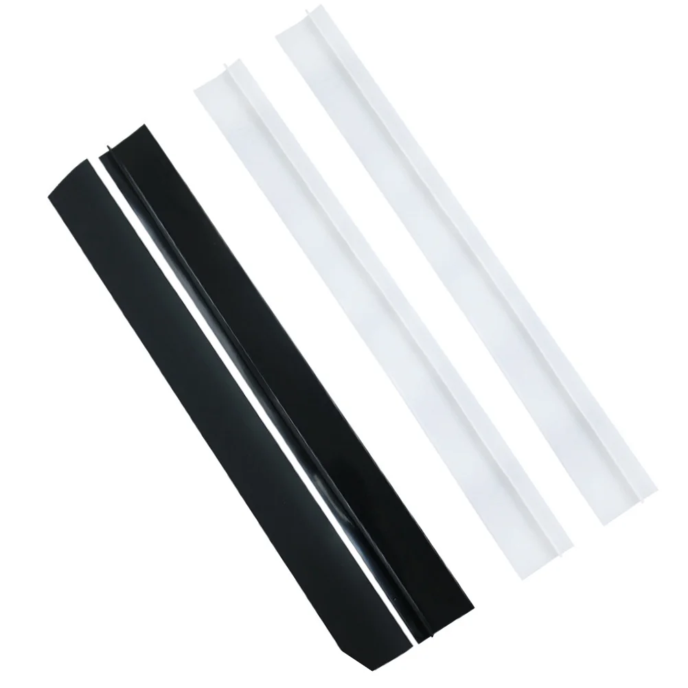 

4Pcs Silicone Gap Strip for Stove Counter Heat Resistant Non Slip Fingerprint Resistant Dishwasher Safe Stovetop Sealing Tape