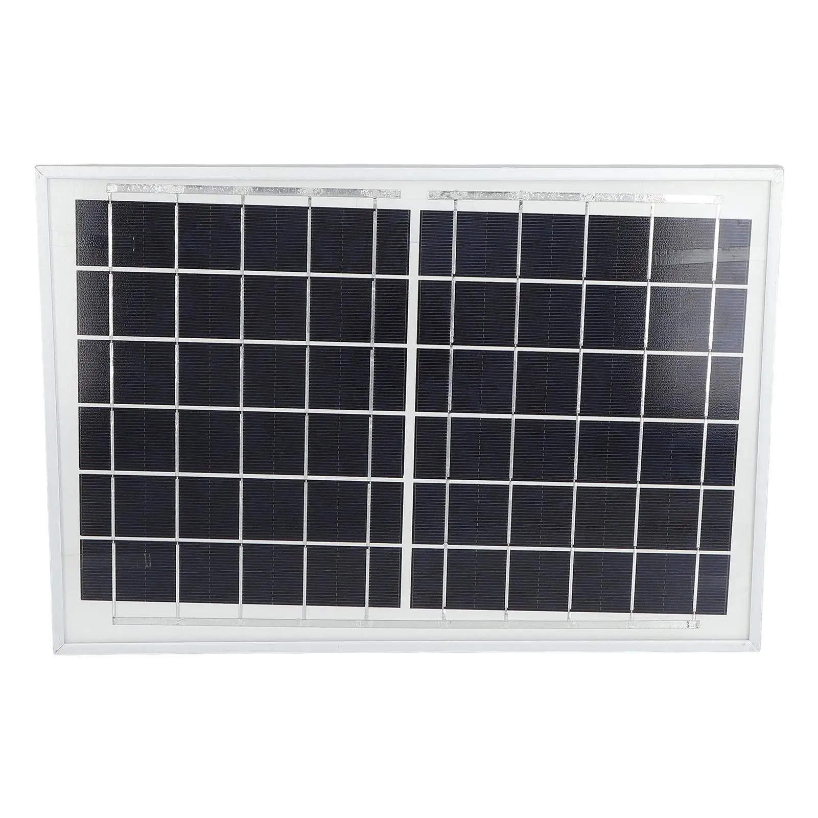 

DC 6V 10W Waterproof Dustproof Lightweight Portable Solar Panel Charger for small Camping