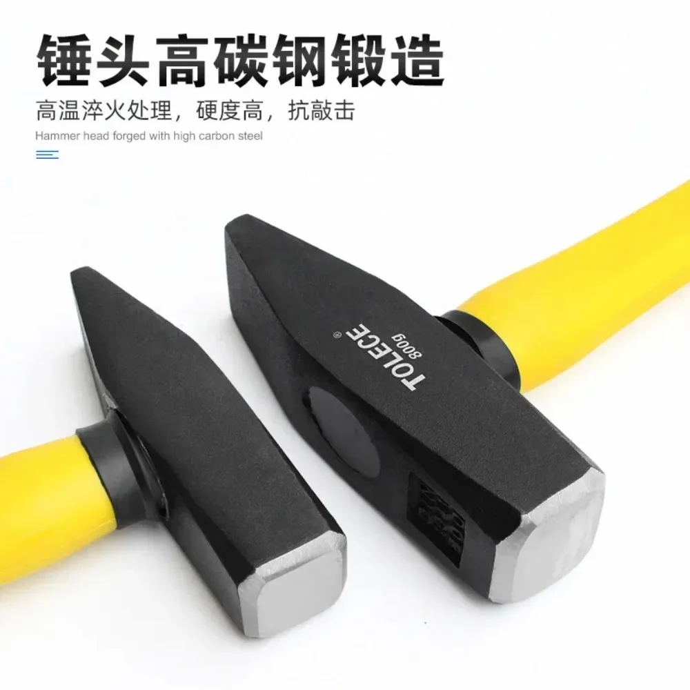 Fitter Hammer 2000g High Carbon Steel Sheet Metal  Electrical Hammer Mini  Hitting Iron Hammer  Tools