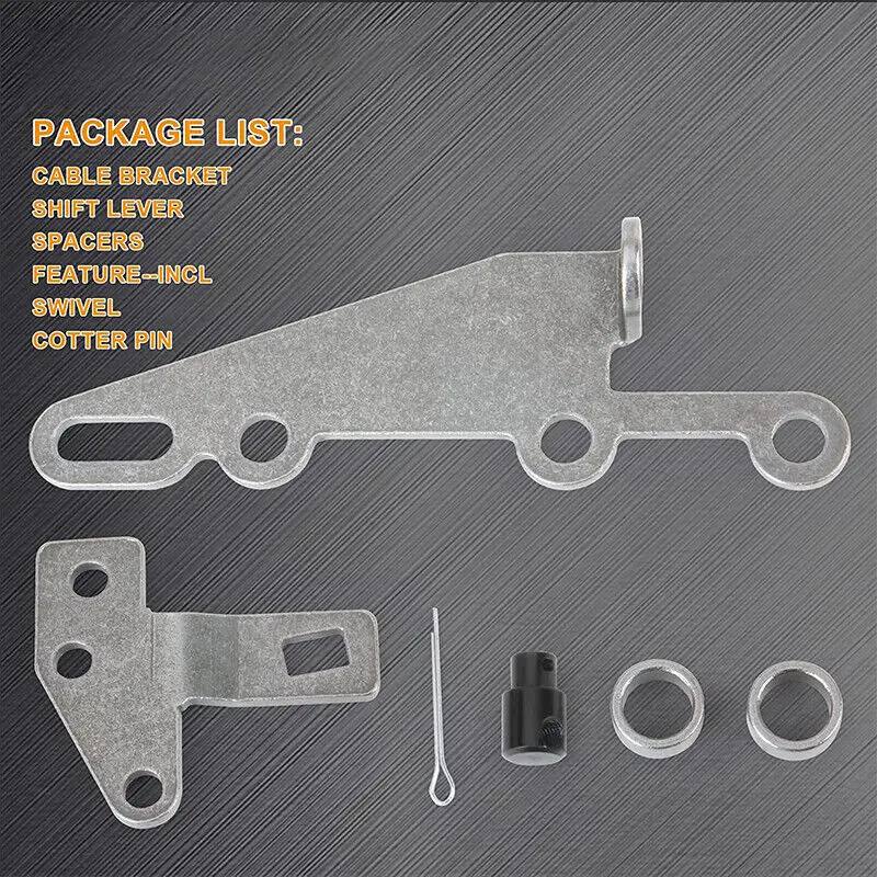 1 Juego para GM TH250/TH350/TH400 Kit de soporte de Cable de palanca de cambios de transmisión automática 35498