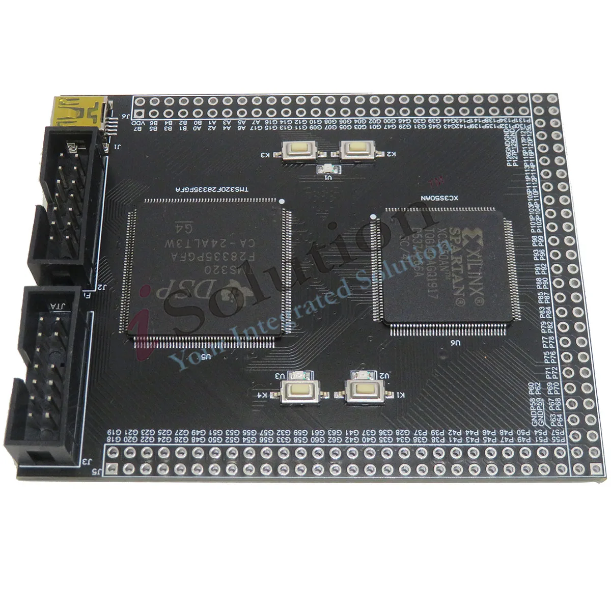 Fpga+dsp two in one development board core board TMS320F28335 development board xc3s50an core board