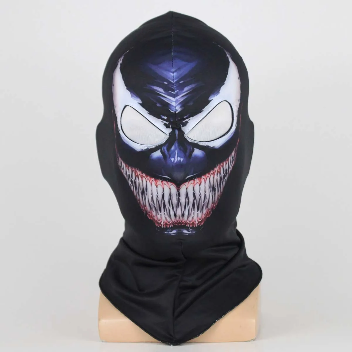 Venom Balaclava Mask Cosplay Outdoor Superhero Motorcycles Riding Skull Face Shield Halloween Party Dress Up Costume Props