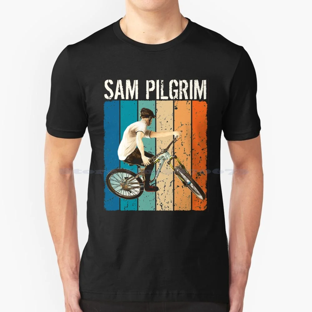 Free In Sam T Shirt 100% Cotton Tee Sam Pilgrim Mtb Mountain Biker Bikers Freestyle Dirtjumper Winchesters Freerider