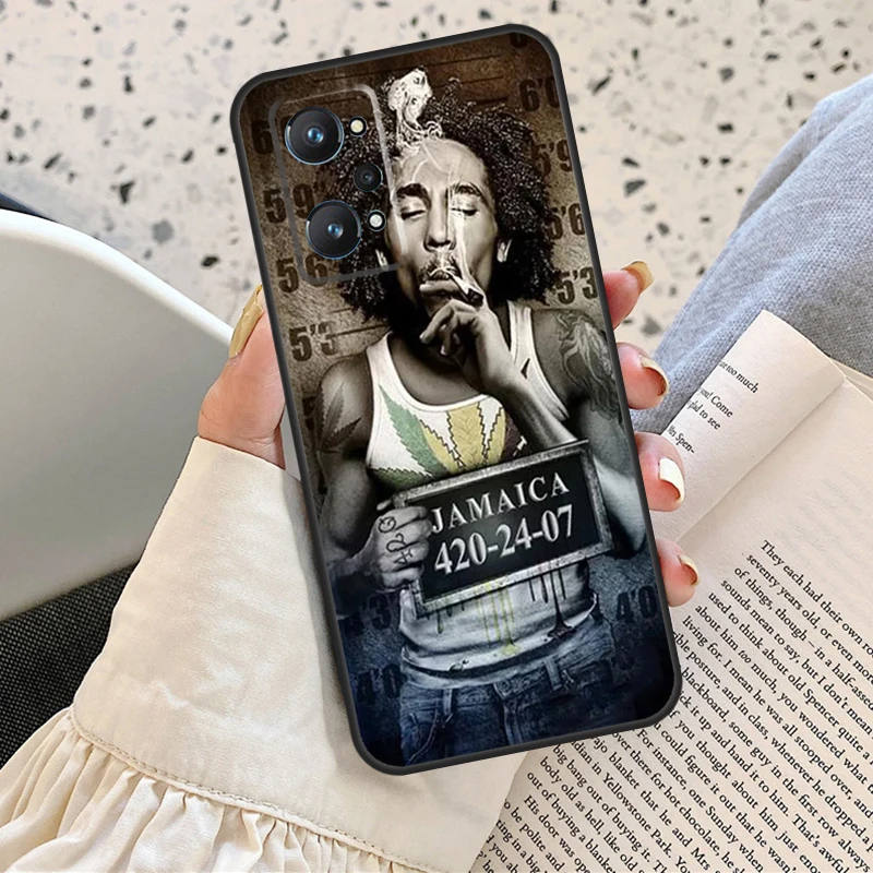 Singer Bob Marley For OnePlus 10 Pro 9 Pro 9R Nord2 Case For Realme GT Neo 2 3 8 9 Pro Plus 8i 9i GT Master