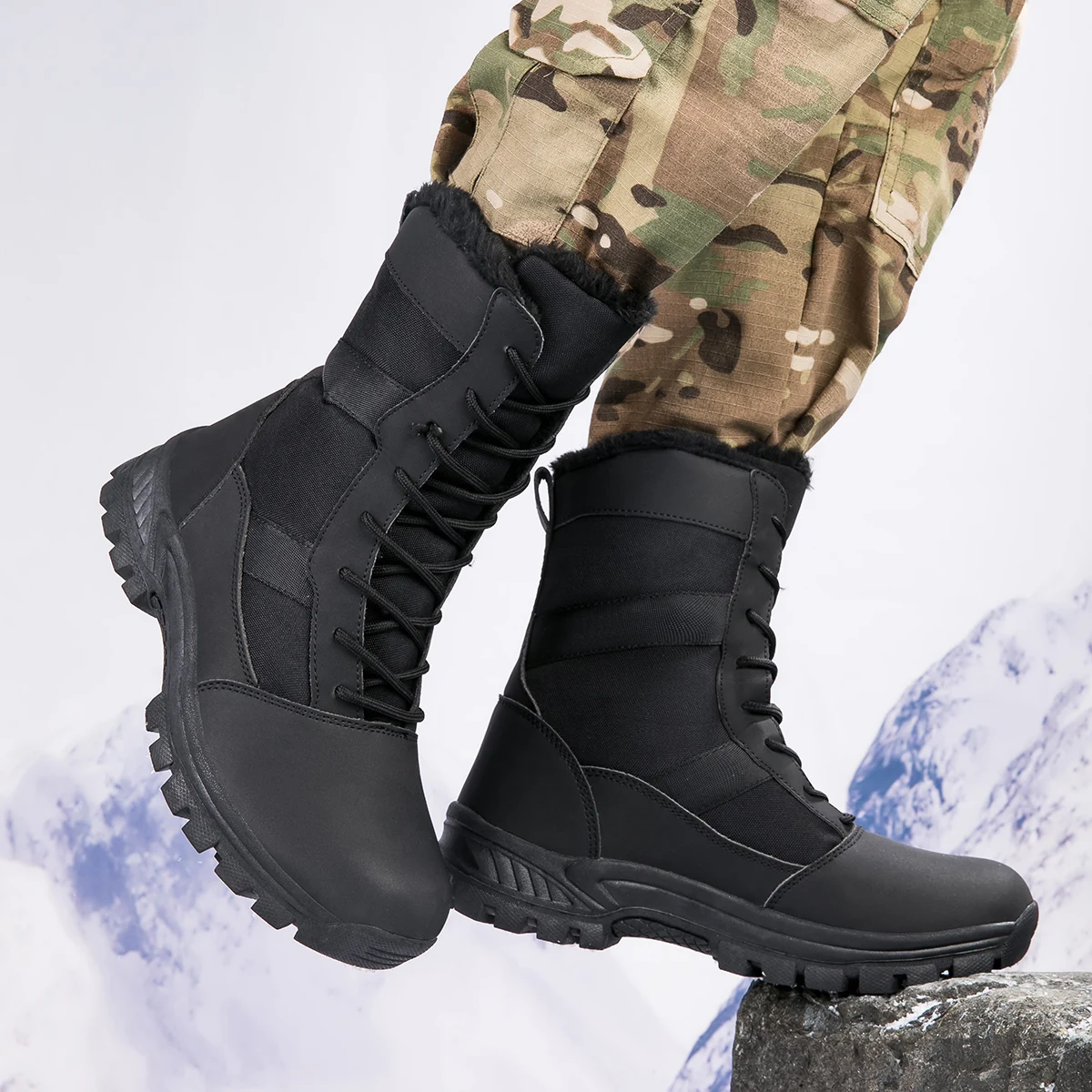 Sport outdoor sneakers high-top mountaineering boots for men