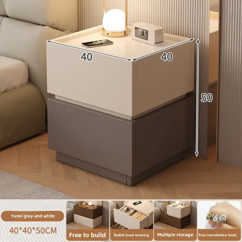 Multi-functional Household Goods Bedside Table Storage Side Bedroom Bedside Table