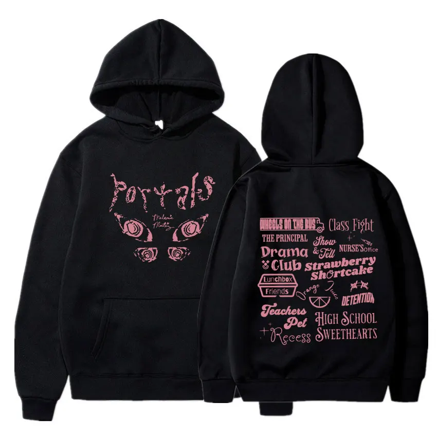 

Singer Melanie Martinez Portals Hoodies Men Women Fashion Hip Hop Sweatshirts Harajuku Vintage Oversized Pullover Streetwear Y2K