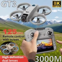 NUEVO Drone GPS GT3 8K HD Cámaras duales 180 °   FPV 5G WIFI Motores sin escobillas Inteligencia Evitación de obstáculos Quadcopters plegables