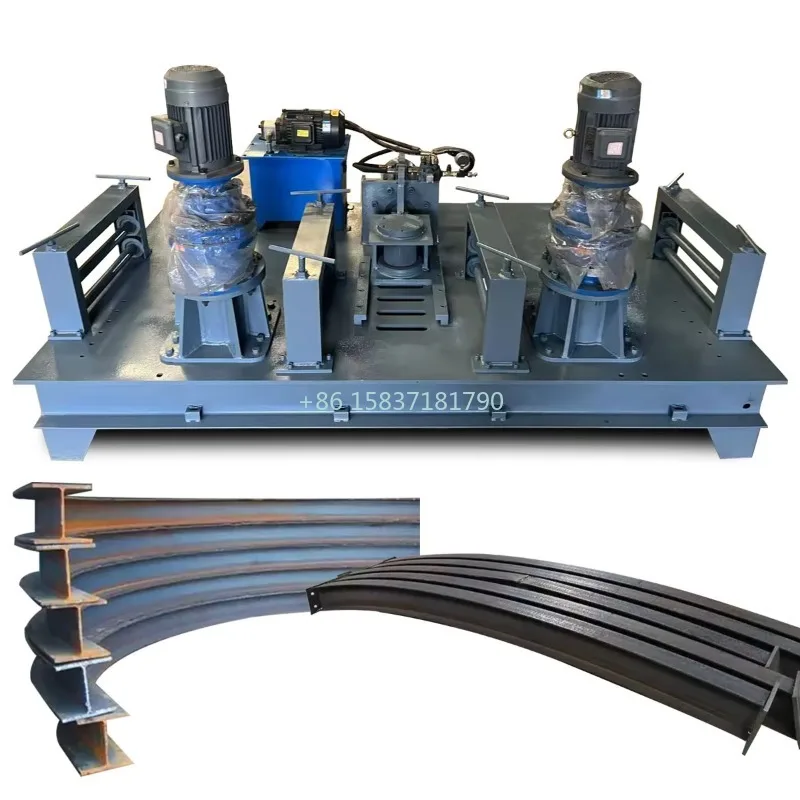 Metal Large Radius Arch Bending Machine Channel Steel I-beam Cold Bending Machine Horizontal H-beam Steel Arc Bending Machine