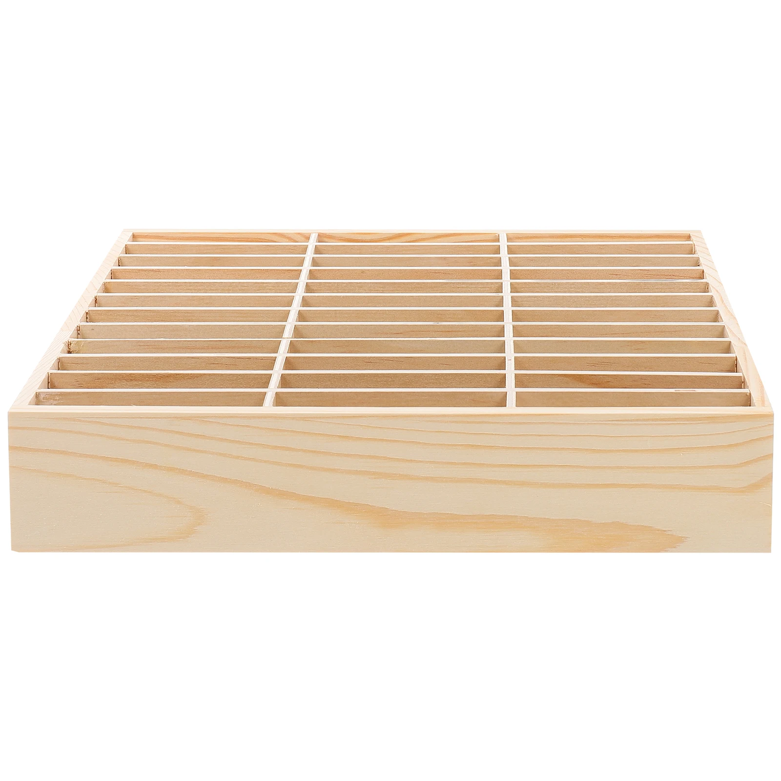 

36-Grid Phone Storage Box Wooden Cell Rack for Classroom Meeting Repair Shop Multi-functional Desk Organizer Home Supply