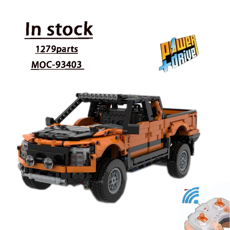 MOC-93403 Classic Truck Sports Car F-150 Building Block Model 1279 Parts MOC Creative Boy Birthday Building Blocks Toy Gift