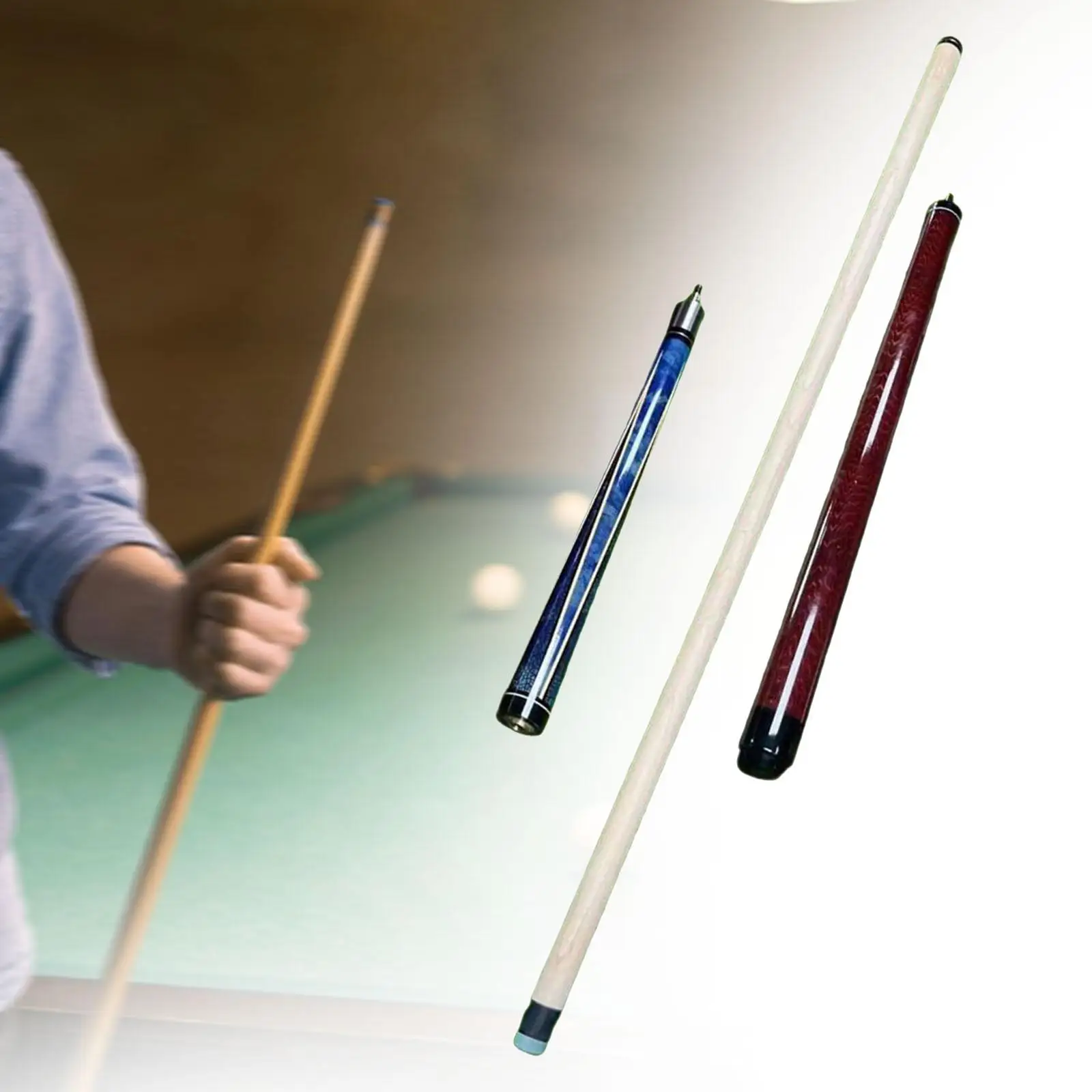 Billiard Pool Cue Stick Break Cue for Billiard Players Starters Beginners