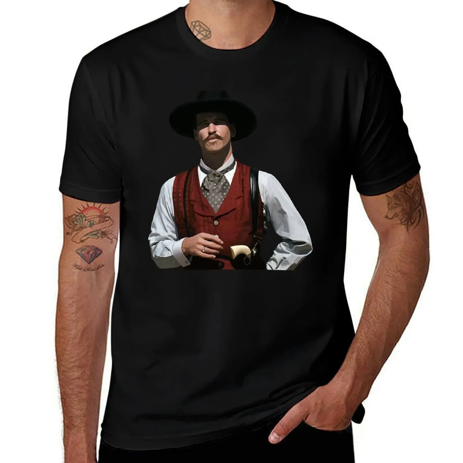 Doc Holliday T-Shirt man t shirt designer T-Shirt