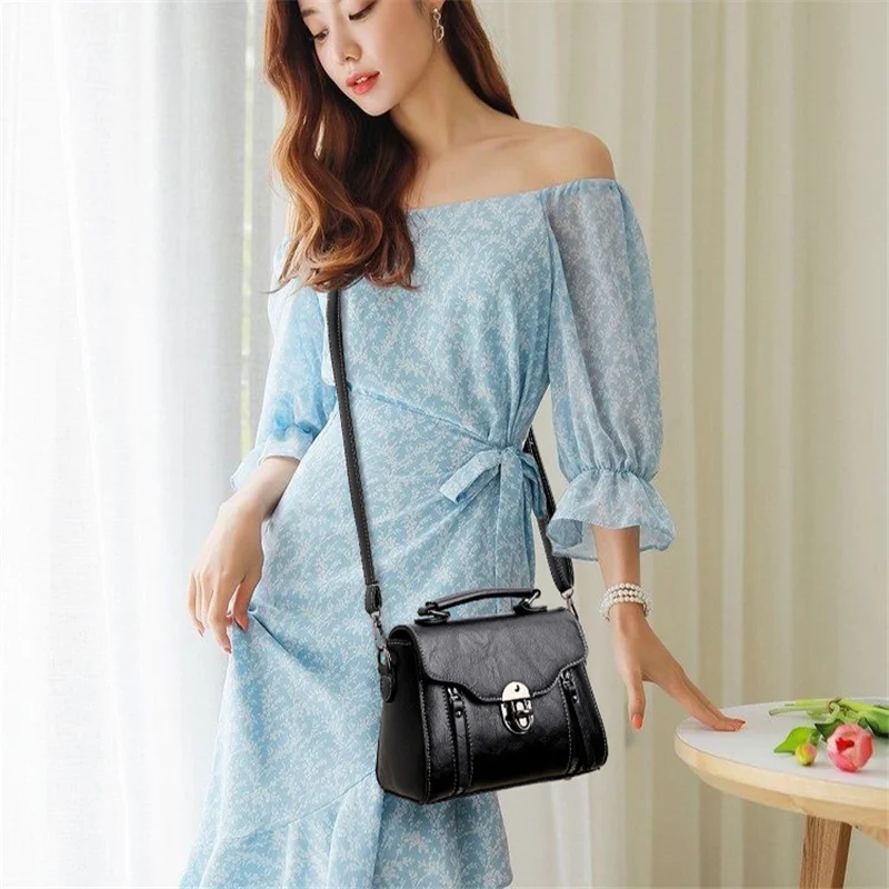 Mode Kleine Quadratische Tasche Für Frauen Luxus Designer Handtaschen Hohe Qualität Weibliche Tasche PU Leder Klappe Umhängetasche Umhängetasche Bolsa – Detail 10