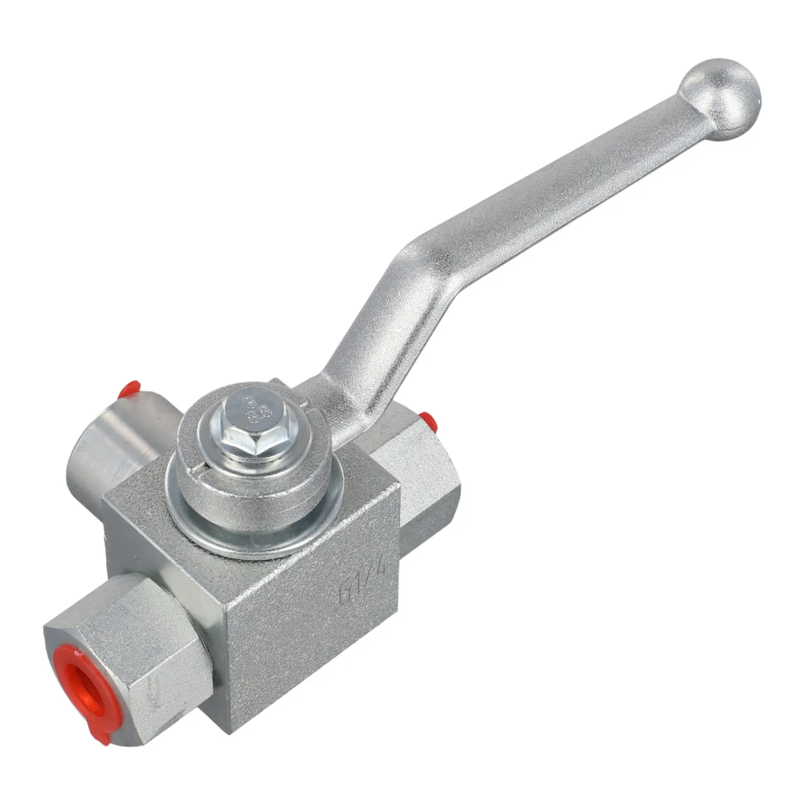 Three-way High Pressure Ball Valve Reliable Hydraulic High Pressure Valve with Rubber Lining 1/4 to 1 500 Bar MWP