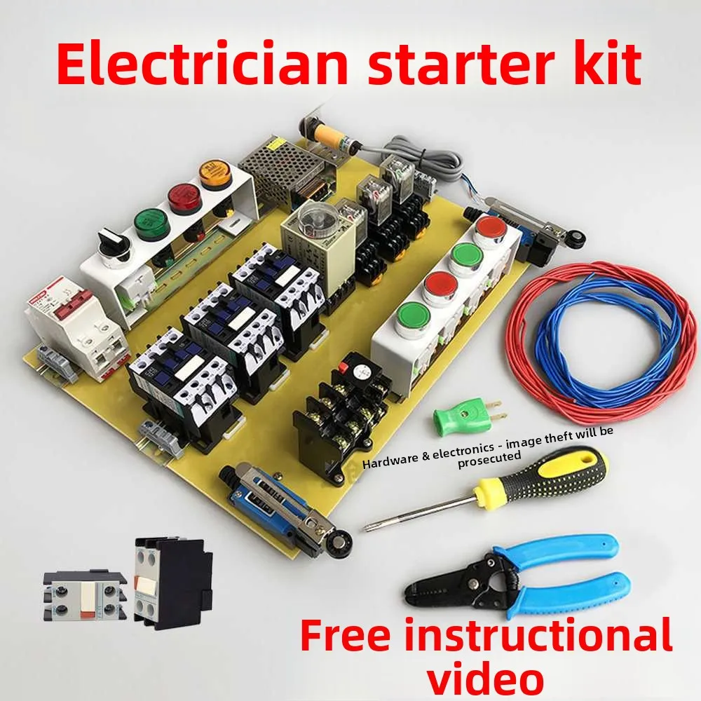 apply to Zero-based Learning Electrician Training Kit, Maintenance Electrician Practice Distribution Box Component Set