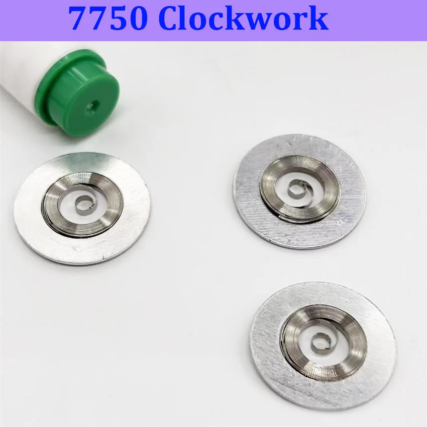 3pcs Domestic 7750 Mechanical Watch Repair Parts Mainspring Movement Accessories Essential Tools for Watchmakers