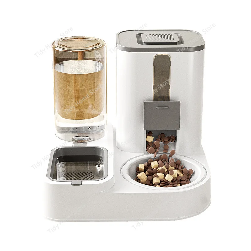 

Автоматическая кормушка для кошек, в сочетании с миской для кошек и миской для собак, автоматической питьевой водой, миской для домашних животных и миской для еды