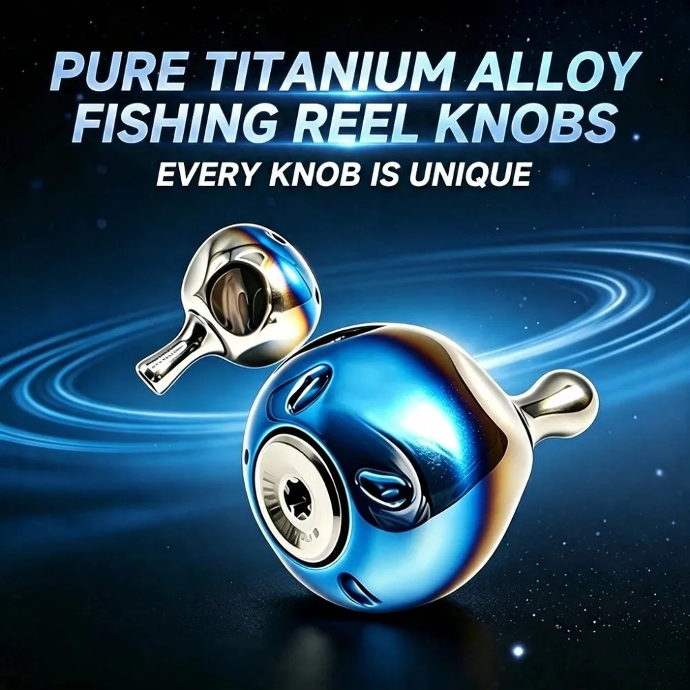 Balanced Feel Round Reel Knob for Better Control When Casting and Retrieving on Compatible For Baitcasting and Reels