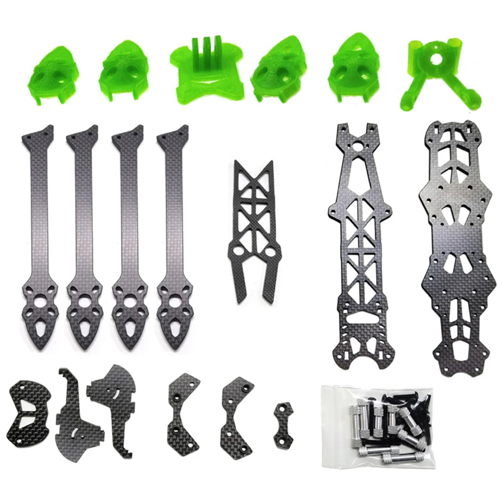 1pcs Mark4 Mark 4 HD 7inch 295mm 3K Carbon Fiber Quadcopter Frame Freestyle FPV Racing Drone Kit With 3D Print Part Accessories