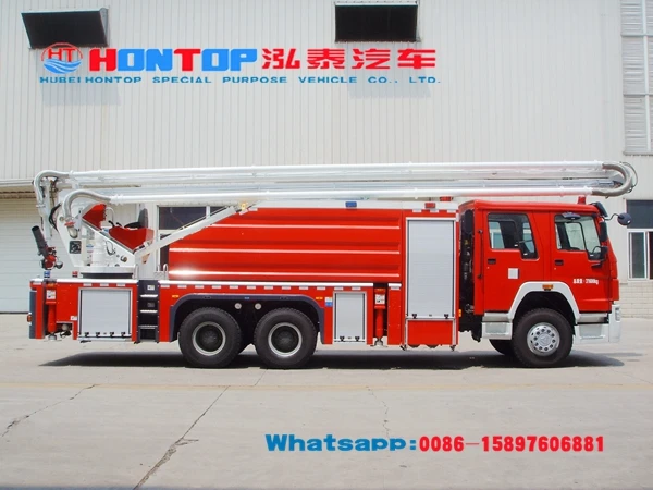 New 8x4 VOL-VO 62m  Water Tower Fire Fighting Truck with Telescopic Boom for Price Sale