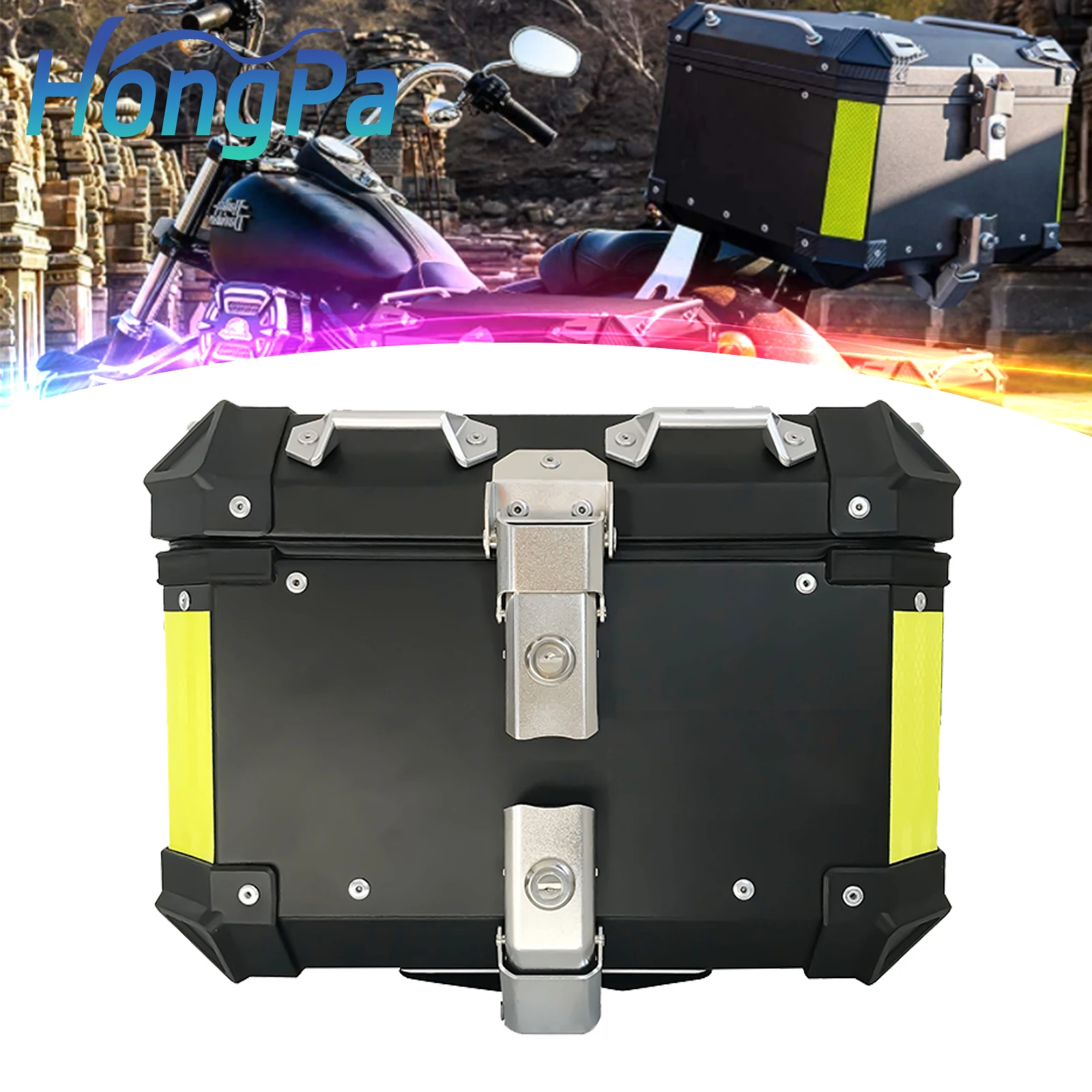 

Waterproof Tail Box 36L Motorcycle Trunk Tail Box Luggage Motorcycle Top Case Box