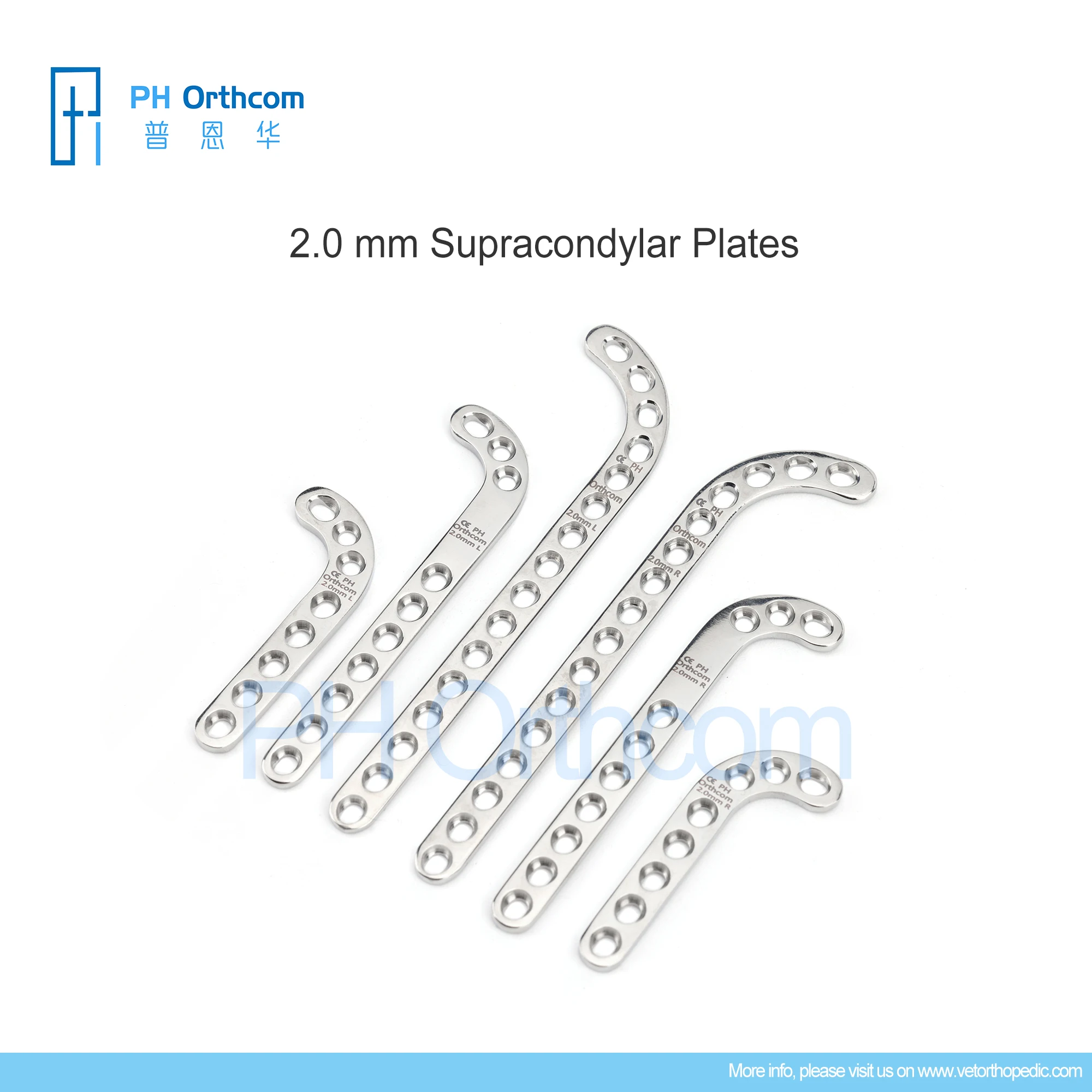 

2.0mm Supracondylar Plate 317 Stainless Steel Veterinaria Pets Mascotas Orthopedic Surgical Implant Instruments Medical Supplies