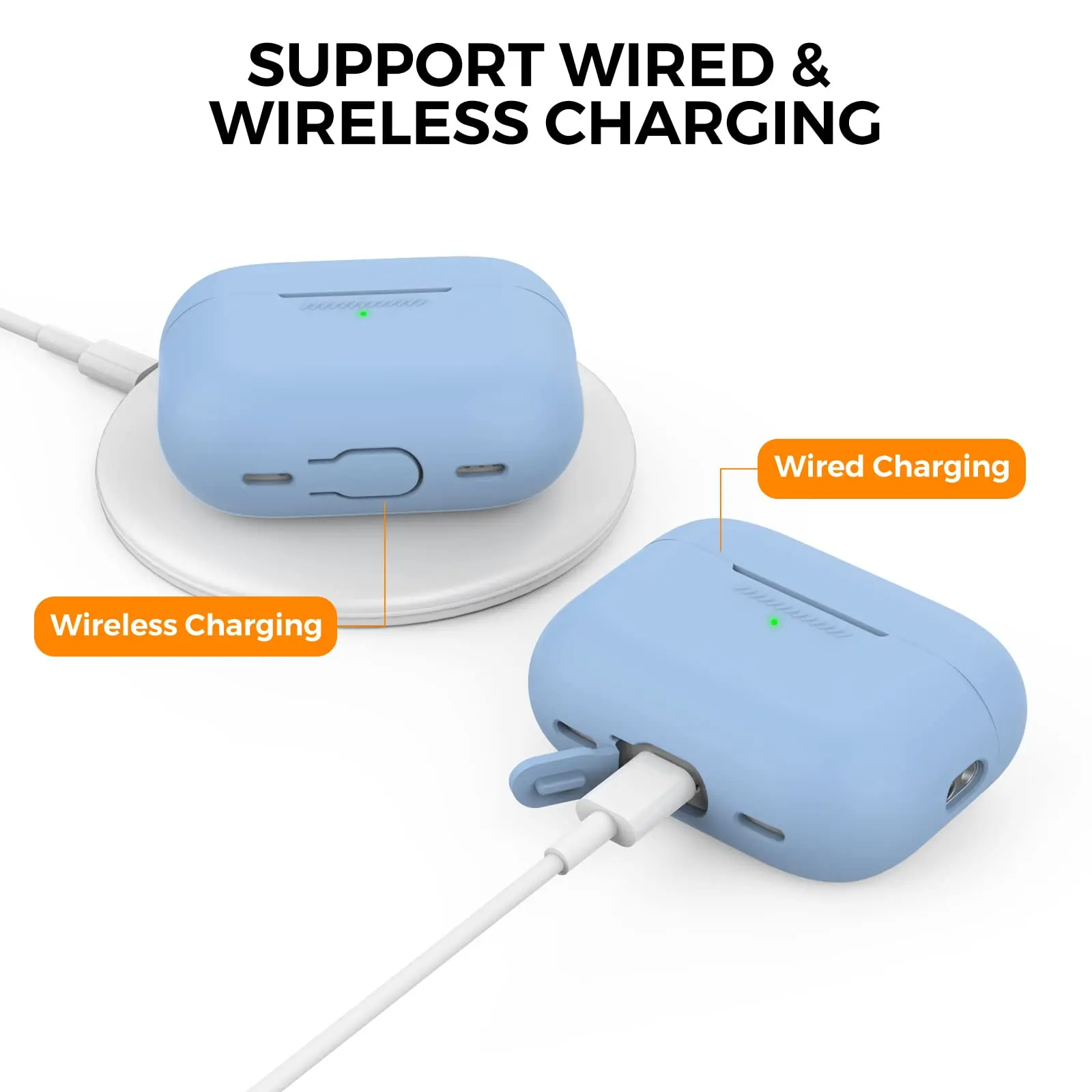 حقائب ثلاثية الأبعاد 2022 جديدة لأجهزة AirPods Pro 2 حافظة حماية من السيليكون [شاشة LED أمامية مرئية] ملحقات سماعات الأذن لأجهزة AirPods Pro 2