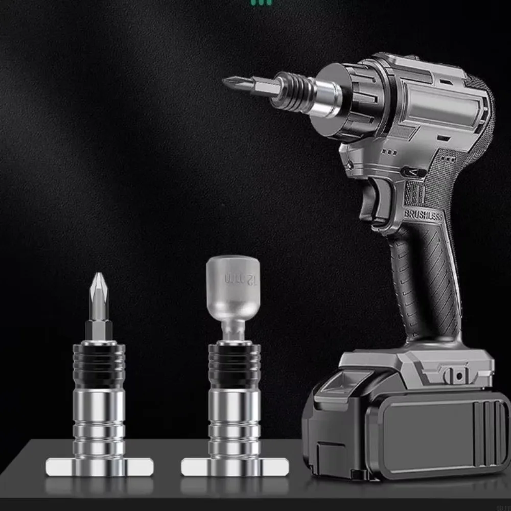 

1/4 Electric Wrench Square Shaft Brushless Dual Use Hex T-type Shaft Quick Change Conversion Head Screwdriver Tool Accessories
