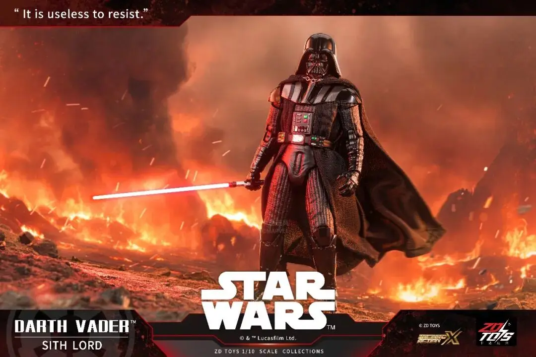 Original ZD Toy 1/10 Star Wars Darth Vader Stormtrooper New Hope Mandalorian Grogu Action Figure Model Collection Toys