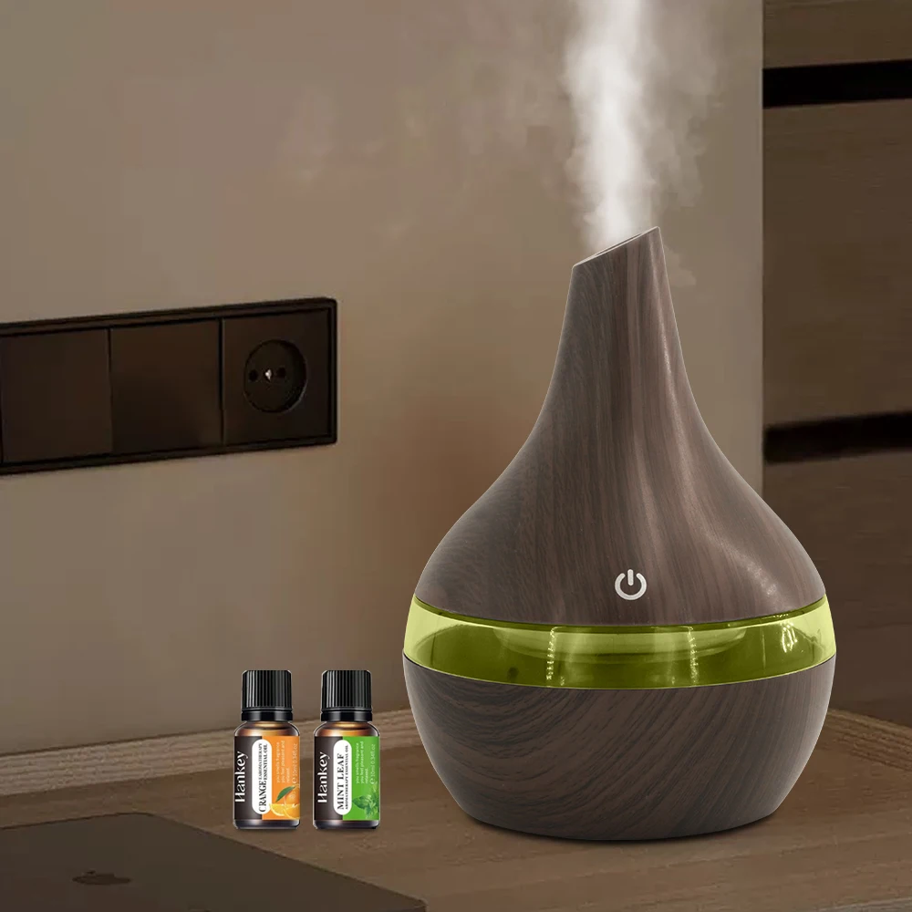 

300ml USB humidifier and aromatherapy diffuser, suitable for multiple scenarios including home, office, travel, essential oils