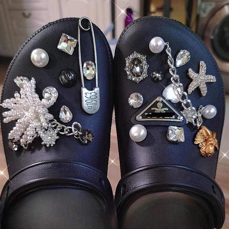 Яркий бриллиантовый Шарм для обуви DIY аксессуары для обуви для сумок Bogg Сланцы Сандалии загородки детские подарки