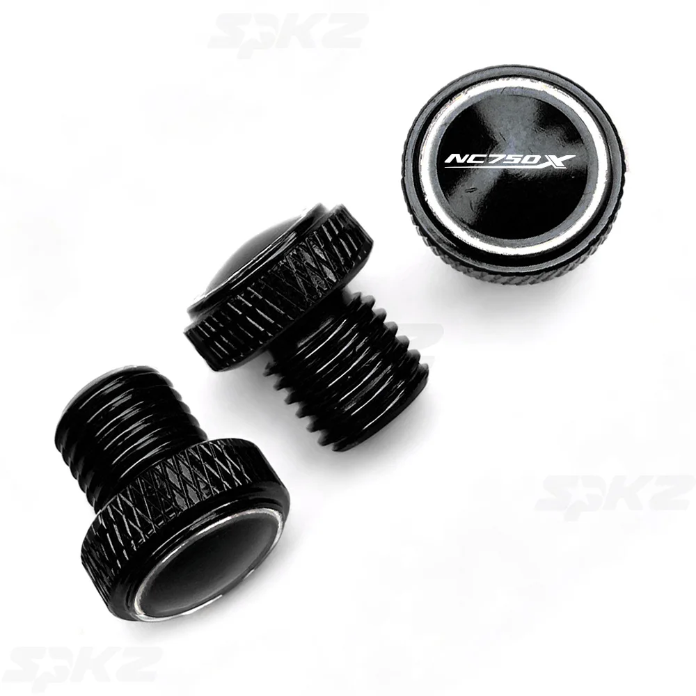 For HONDA NC750X NC 750 X NC750 X 750X 2015-2024 2025 Motorcycle M10*1.25 CNC Aluminum Mirror Hole Plugs Screws Bolts Cover Caps