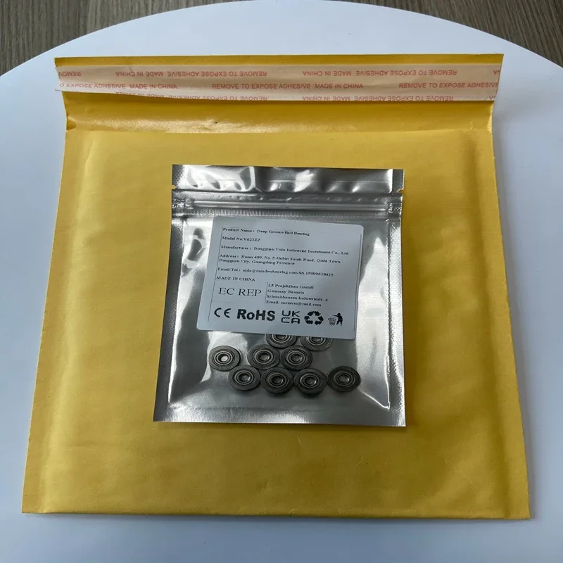 5Pcs V623ZZ V Groove Ball Bearings 623 Chrome Steel Sealed Bearings for ERCF v2 RC1 Klipper 3D Printer Parts