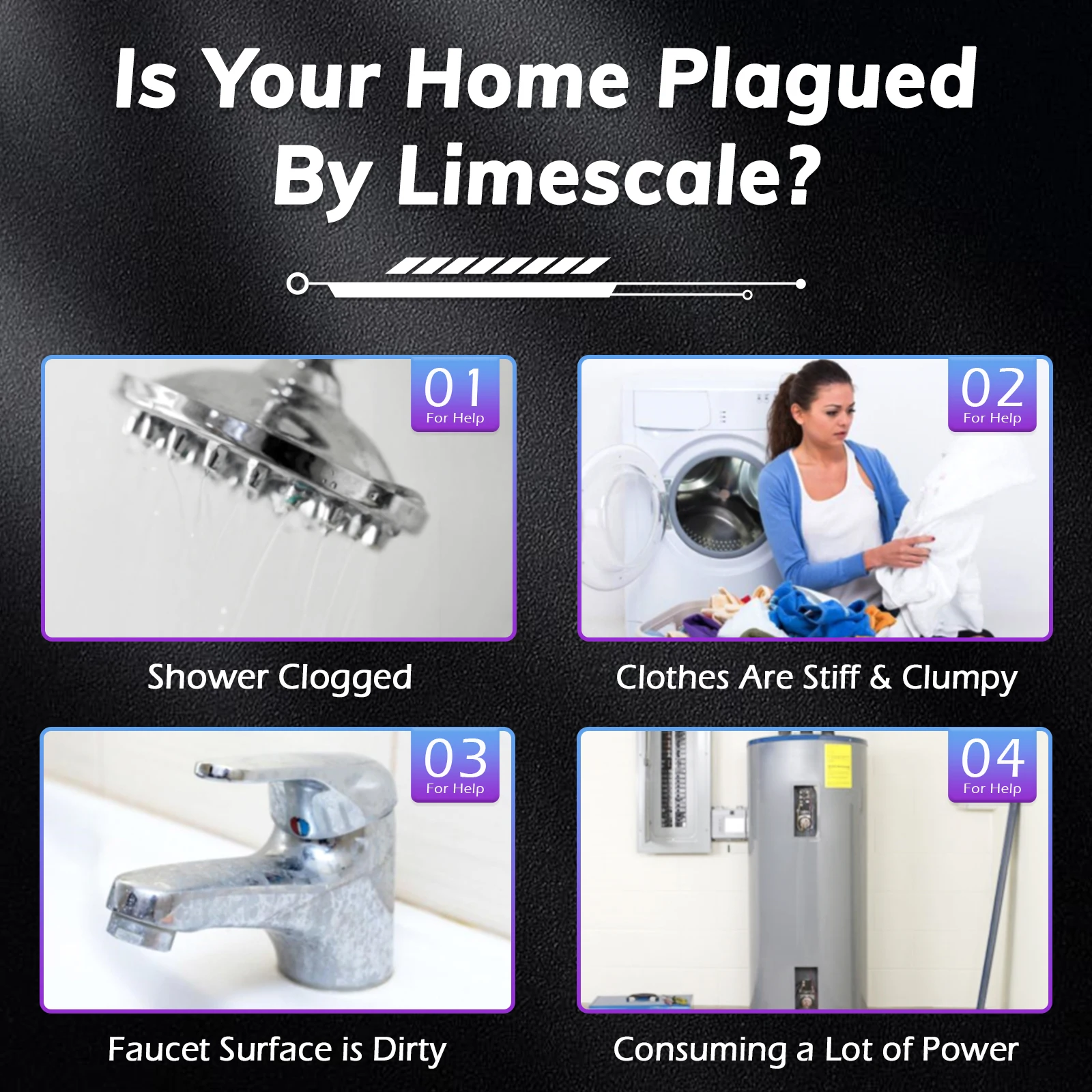 STLF صيانة التدفق العالي الحرة محطة المياه المنقي Descaler للاستخدام المنزلي يحمي السخانات من مقياس يطيل عمر الخدمة