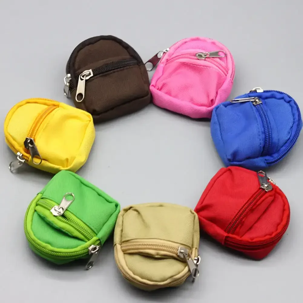 Borsa per bambole in miniatura giocattoli per il 1/6 zaino per bambole BJD zaino per fiori carino decorazioni per casa delle bambole zaino per bambole accessori per vestiti