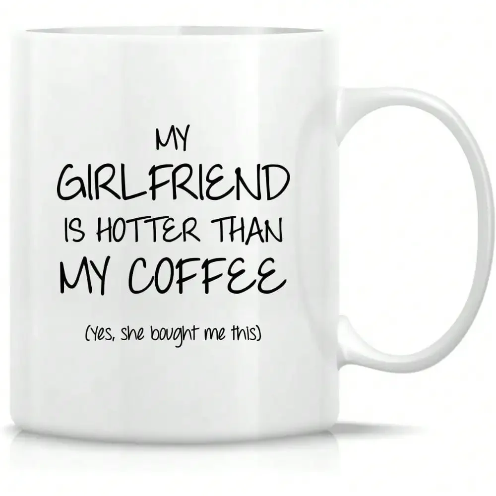 Fun Couples Mug, Girlfriend Mug, Boyfriend Mug, 11 oz Ceramic Coffee, Fun Birthday and Christmas Gift Inspiration