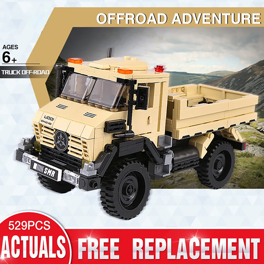 New Off-road Super Truck Model Set Building Blocks MOC Bricks Construction Dump Truck Model High-Tech Truck Series for Boys Gift