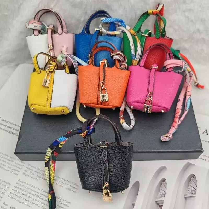 Mini Bag Pendant Car Keychain Hanging Accessory Zero Wallet Creative Portable Bracelet Bluetooth Earphone Bag Multifunctional