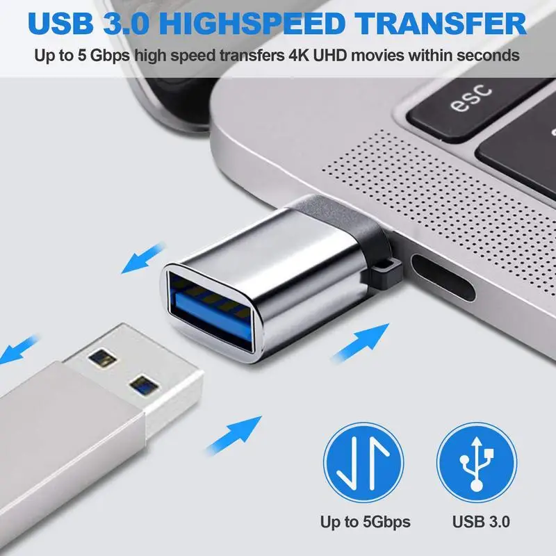 محول OTG OTG محول USB C ، محول نقل بيانات USB 3.0 ، شاحن سريع ، محول Type-C لمعظم