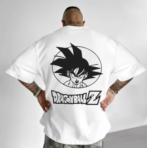 

2025 Retro Anime DBZ Guku Art Print T-shirt for Both Men and Women